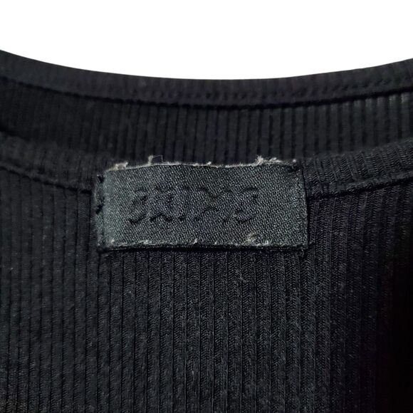 Skims Ribbed Modal Spaghetti Strap Maxi Dress Sz 2XL Black Bodycon Y2K - Picture 3 of 13